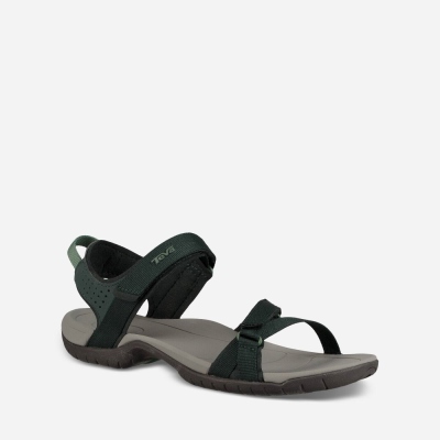 Teva Verra - Women's Teva Hiking Sandals - Grey / Dark Grey | India (TPBY79201)